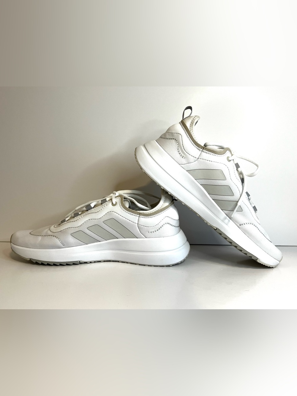 Adidas Cloudfoam Comfort Fukasa Run Running Shoes Women’s Size 9.5 White